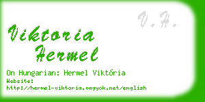 viktoria hermel business card